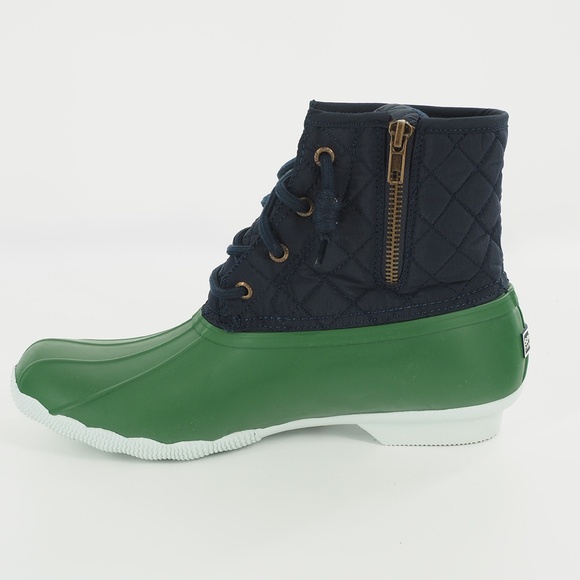 Sperry Top-Sider Saltwater X J.Crew Quilted Duck Boot Women's Size 10 - Picture 2 of 6